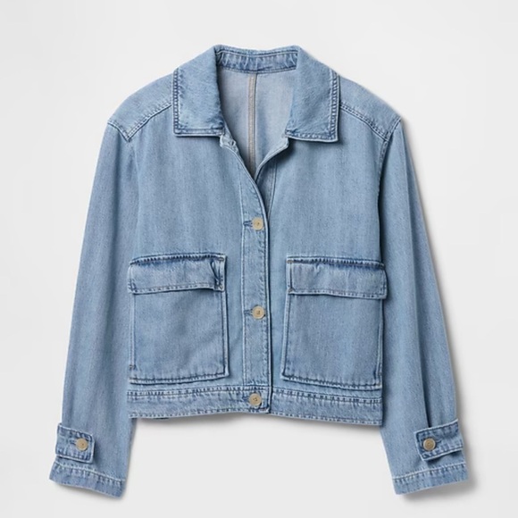 GAP Jackets & Blazers - GAP Women's Classic Blue Utility Jacket